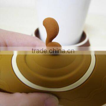 Little Tree Shape Silicone Cup Lid Coaster photo-6