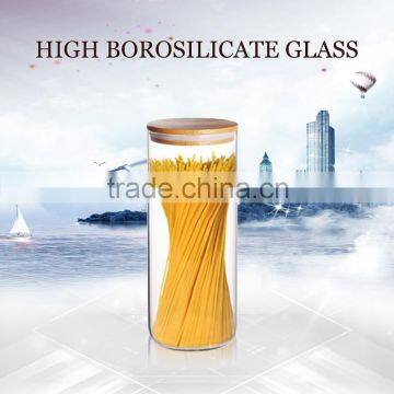 high borosilicate handmade glass mason jar for 1200ml