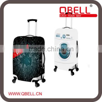 Cheap And Hot Sell Spandex Luggage Cover/inspection Luggage cover with magic printing