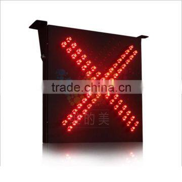 New 600mm Red Cross Toll Stop Sign LED Traffic Signal Light on Sale