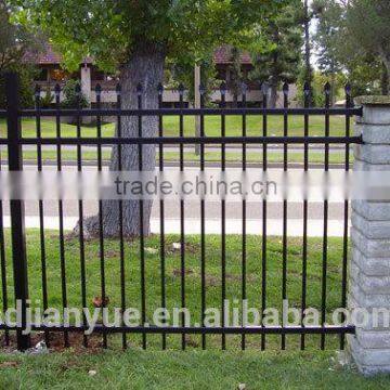 black iron fence panels