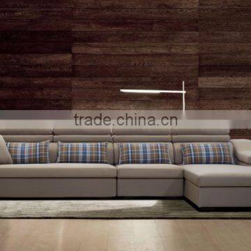 Discount for Competitive Quality Cheap Price L Shape Fabric Corner Sofa Set Designs photo-2