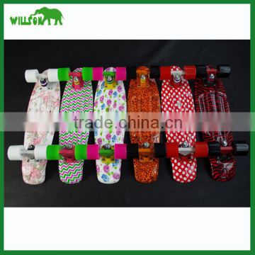 OEM Logo printed Professional Mini skateboard