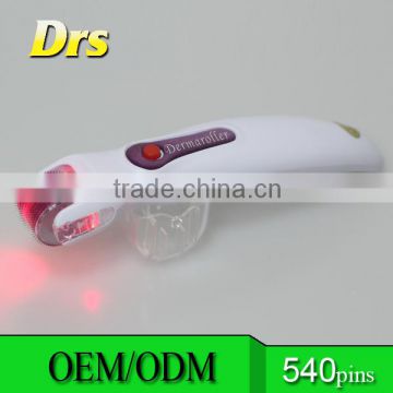 Led vibrating roller led photon derma roller 540