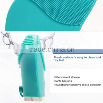 Ultrasonic Cleansing Face Massager Anti Aging Brush, Blemish Tool Exfoliator Makeup Treatment for Polish, Scrub, Microdermabrasi