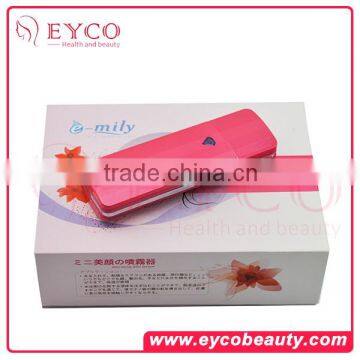 Professional Skin Beauty Care Electric Portable Rechargeable Handheld Nano Mist Spray Mini Facial Steamer steam face mini