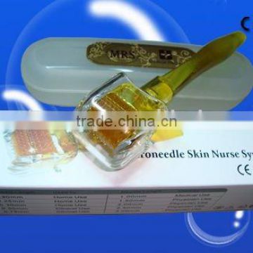 2011 Portable Skin Care Derma Roller microneedle therapy system for Wrinkles Scars Acne removal