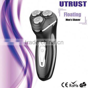 Triple heads rechargeable mustache mens shaver