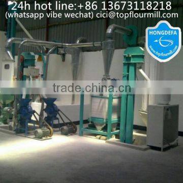 top quality 5t maize flour milling machine