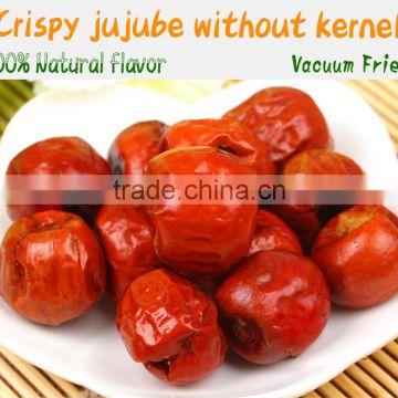 vacuum fried crispydate with fresh winter jujube