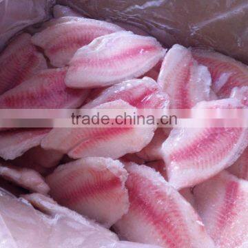 Frozen fish tilapia fillet boneless skinless