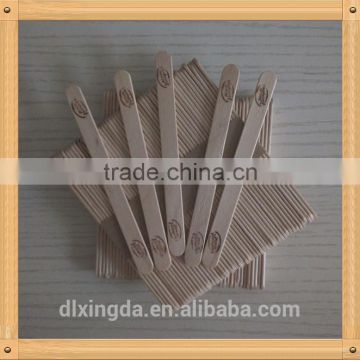 65*10*2mm Round Edge Wood Ice Cream Sticks With Hot-Stamping LOGO