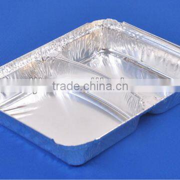 disposable compartment foil container