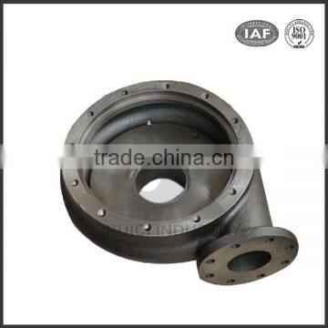 Sand casting GCD450 ductile iron turbine air pump casing for blower