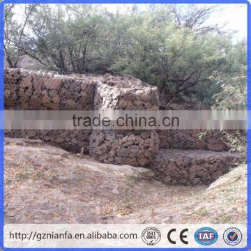 Hexagonal Gabion Box for flood control /galvanized gabion wire mesh baskets(Guangzhou Factory)