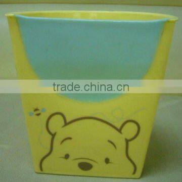 hot sticker bear shampoo rinser, bear plastic shampoo cup