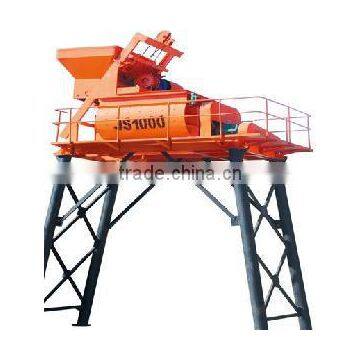 Pneumatic Double Horizontal Shafts Frocing Spiral Mixer JS1000 High Quality
