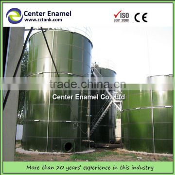 slaughterhouse waste water treatment with glass lined steel Enamel Coated tank