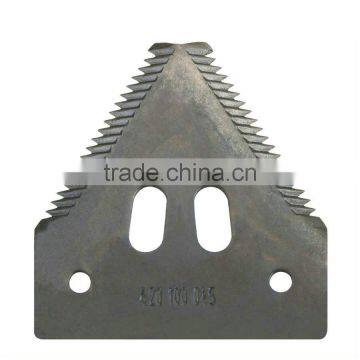 High quality Zinc plating knife section 420100045 for John Deere New Holland Laverda combine harvester