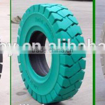 China Tyre Manufacturer 7.00-12/5.00 Resilient Tires, Forklift Solid Rubber Tires for Sale photo-2