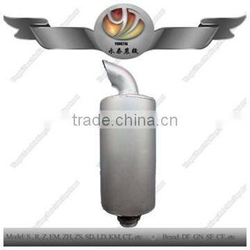 Tractor silencer exhaust muffler for diesel engine