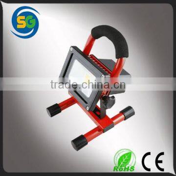 Factory Price Tripod Dual Lamp Cob 10w Rechargeable Led Flood Light 20w photo-3