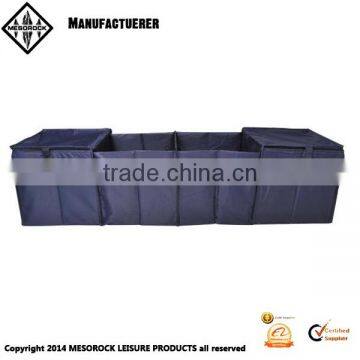 Foldable 4-Compartment Cargo Storage Box With Cooling and Insulation Trunk Organizer photo-2