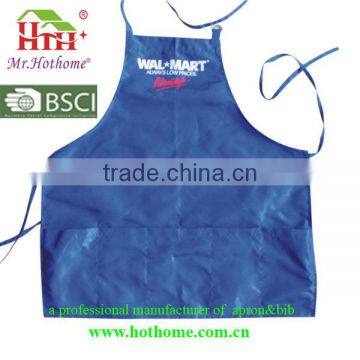 100% Polyester High Quality Wholesale Custom Waterproof Kitchen Apron With Logo Print photo-4