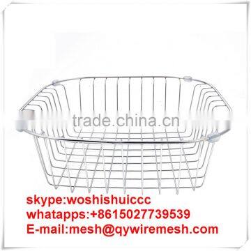 Indoor Hanging Storage Basket, Bathroom Storage Wire Baskets photo-3