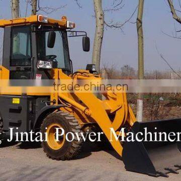 China Latest Export Model ZL12F, 1200KG Mini Wheel Loader With Cab or Sunshade photo-2