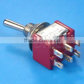 Toggle Switch, MTS-202 ON-ON 6pin DPDT Mini Toggle Switch~ photo-4