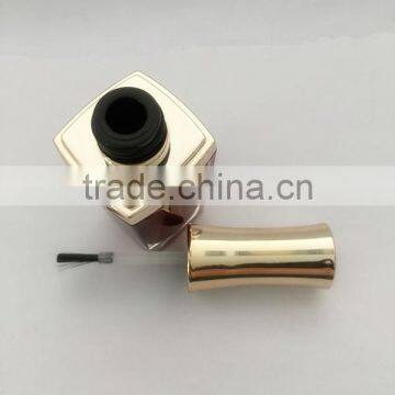 Red Painted Nail Polish Bottle With UV Cap and Shoulders photo-2