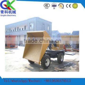 Factory price driving type 15kw mini tip lorry front loader dump truck