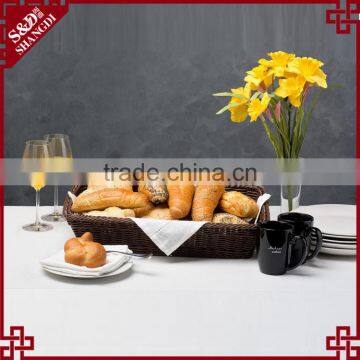 High Quality Food Grade Rectangualr Plastic Wicker Baskets Wholesale photo-4