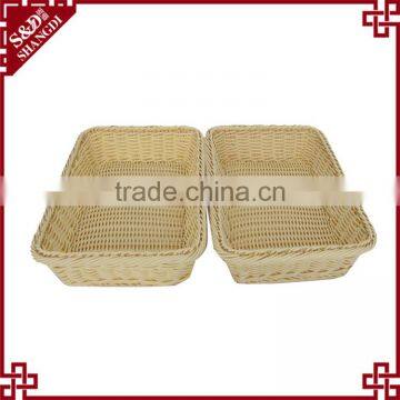 Washable Poly Rattan Cheap Price Supermarket Hotel Sundries Basket Kitchen Storage Rack photo-4