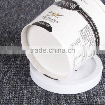 White Disposable Frozen Yogurt/dessert/muffin Paper Bowl Logo Print . photo-3