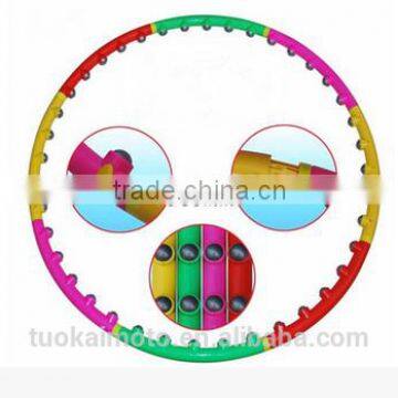 Wholesale Outdoor Home Exercise DIY Detachable Massage Hula Hoop photo-3