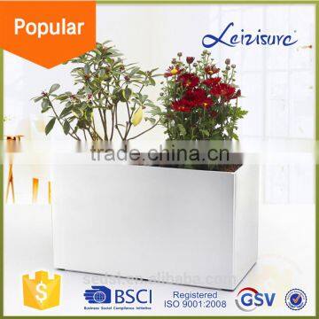 garden decoration pot, golf umbrella plastic planter box, self watering plant box