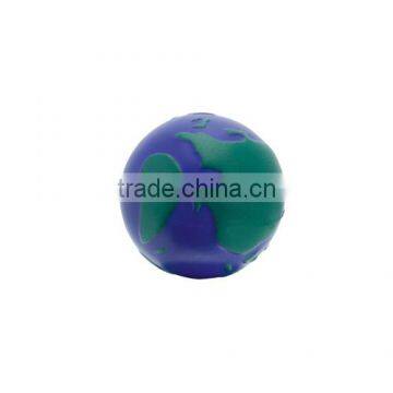 Anti foam custom earth shaped printed PU releasing stress ball