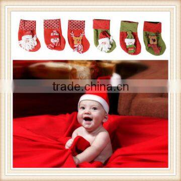 12pcs Christmas Stockings Ornament Hangeing Socks Xmas Tree Decoration Gift Bags photo-3