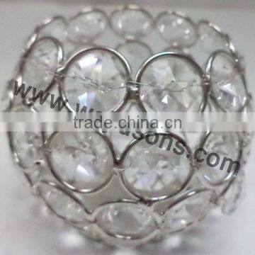 Crystal Round Votive Holder photo-2