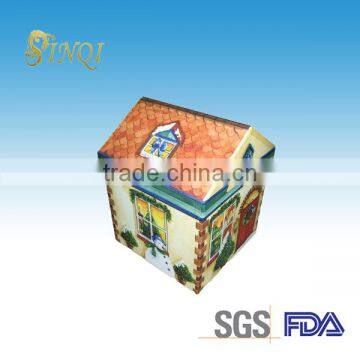 Christmas small house shape sex game packaging paper box