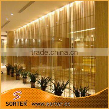 Hanging fashion metal chain mail curtain for salon partition