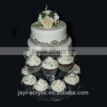 Wholesale Hot Sale Clear Acrylic Cake Stand Bakery Display Showcase Cabinet photo-3