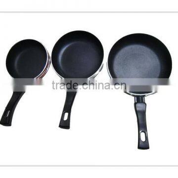 Traditional Design 3pcs Aluminium Fry Wok With Non Stick