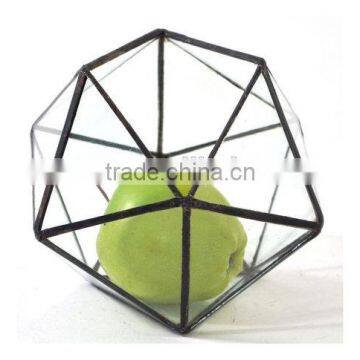 Geometric Stained And Handmade Glass Terrarium photo-2