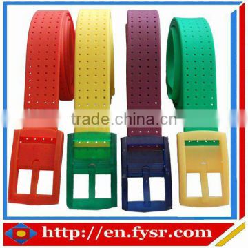 colorful silicone golf belt /golf belt factory business