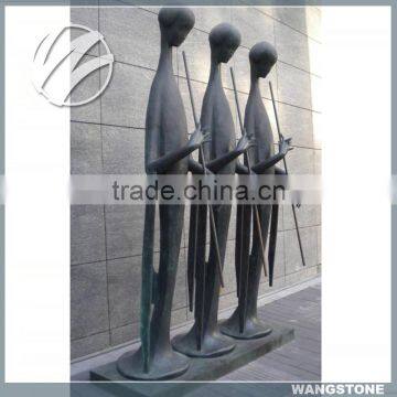 Hot selling custom size bronze garden statues