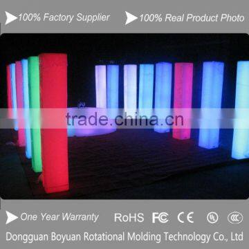 16 colors high led flashing wedding pedestal columns