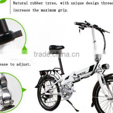 36V 10AH LED Display PAS System 250W 20 Inch Folding Electric Bike photo-3